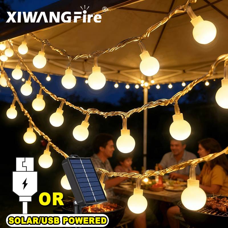 Lighting Decoration Ideas - Luci a Stringa Solari/USB/a Batteria 3-10M,