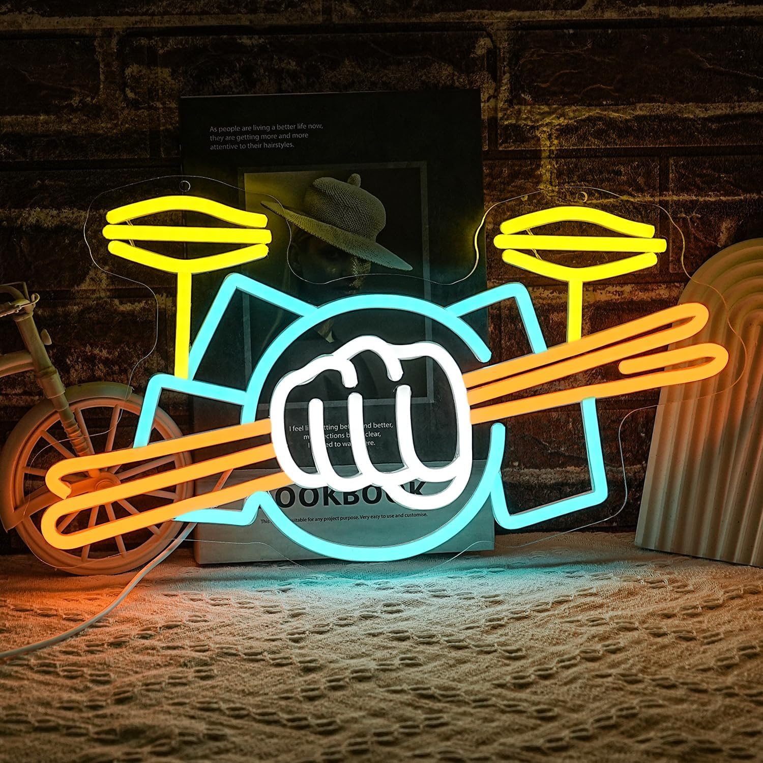 Lighting Decoration Ideas - Insegna al Neon a Forma di