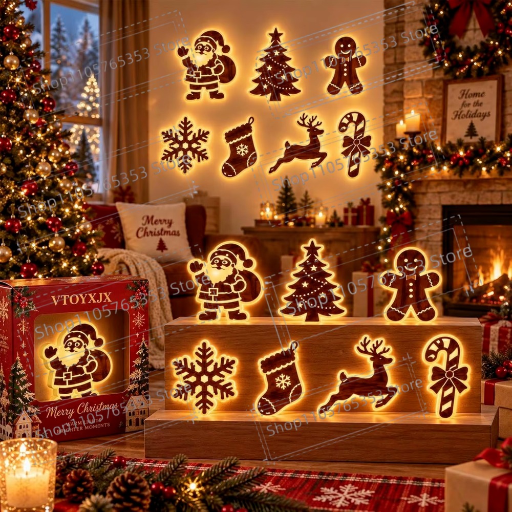 Lighting Christmas Decor - Decorazioni Natalizie 2027 con Renna Luminosa,