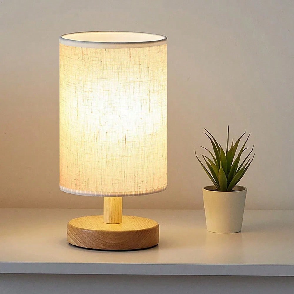 Lighting Decor Bedroom - Lampada da tavolo decorativa in legno